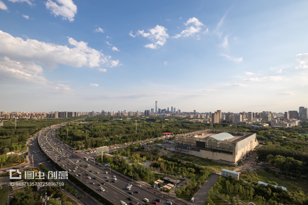 北京市朝陽(yáng)區(qū)國(guó)貿(mào)CBD 現(xiàn)代化城市風(fēng)貌的璀璨縮影